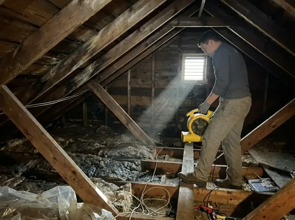 attic-water-damage-drying-proc-007 — frequently asked questions, Emergency Water Extraction & 24/7 Flood Response in Corona,…